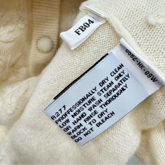 Vintage L.L. BEAN Wool Button Front Cardigan Sweater Women's Grandma core button - Picture 3 of 9